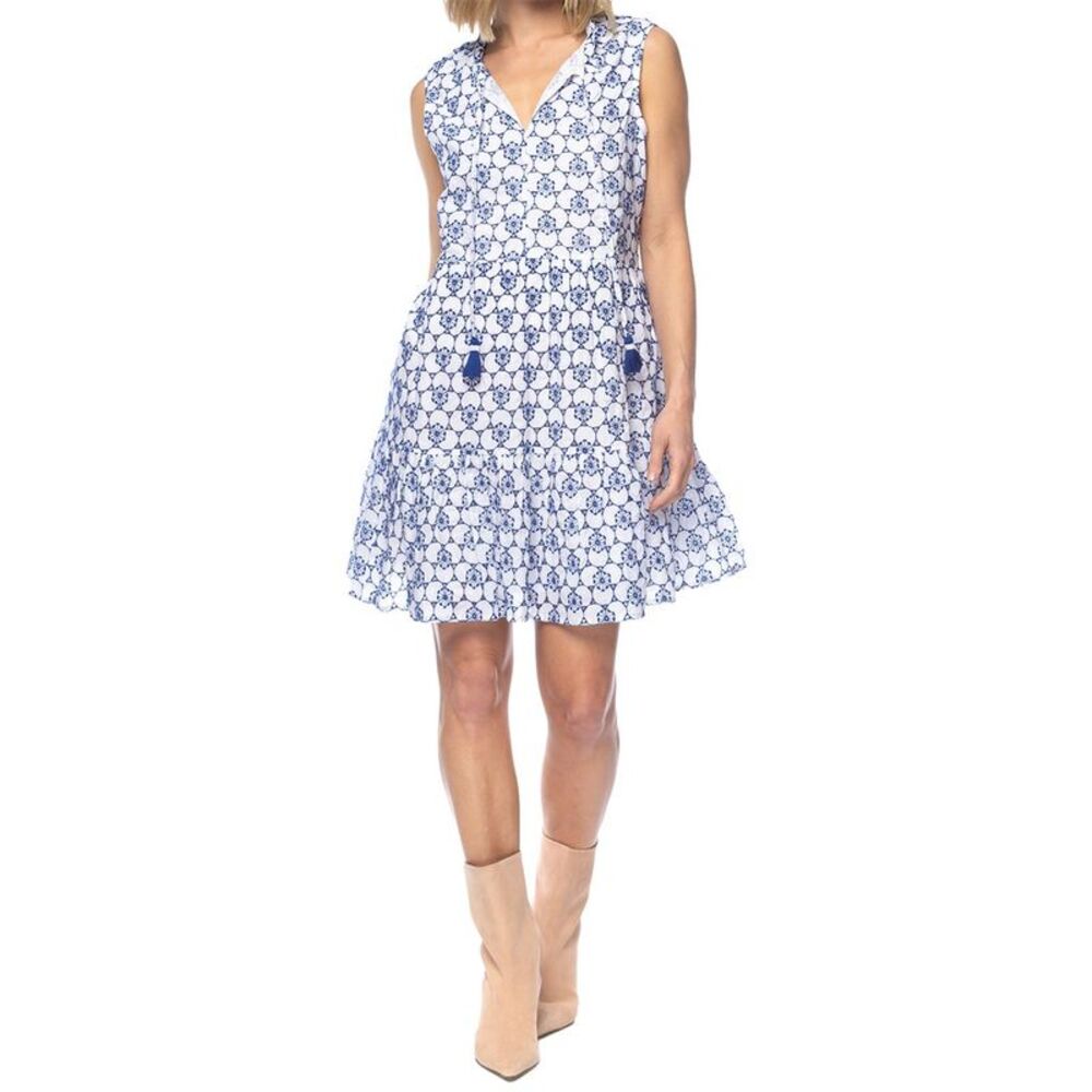 Tolani Womens Hailey Sleeveless Mini Dress, Navy